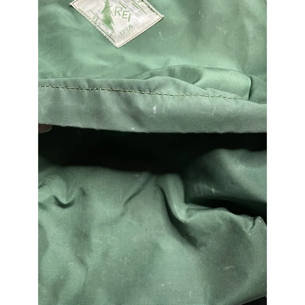 Vintage REI Co-op Green Canvas Backpack Rucksack Made in USA Rare 70s 80s